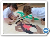 Pintura de painel fotográfico.