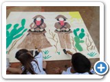 Pintura de painel fotográfico.